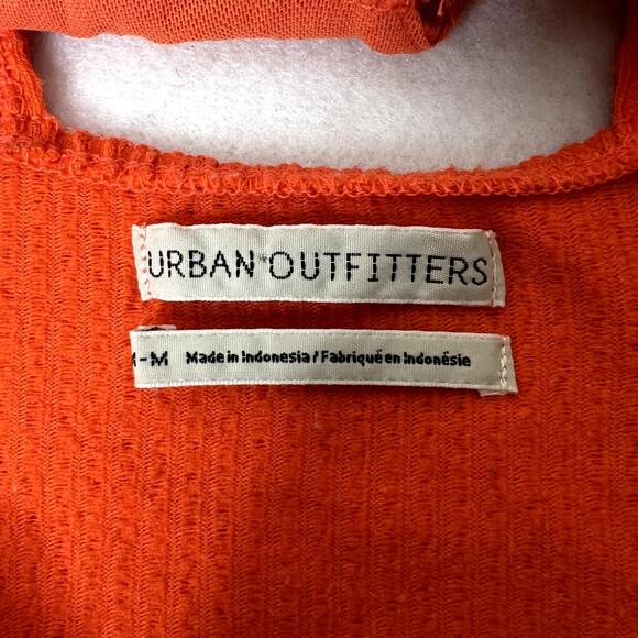 Urban Outfitters Orange Cross Cutout Crop Top - Picture 6 of 8